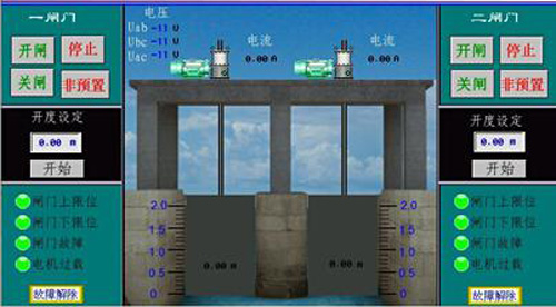 紫金橋組態(tài)畫(huà)面